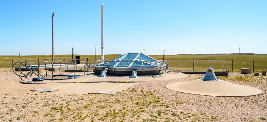 This is a retired Minuteman III missile silo in South Dakota that is part of the Minuteman National Historic Site.